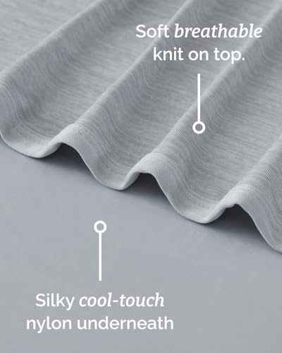 Cooling Blanket for Hot Sleepers - Cold Blanket Throw - Light Grey, 50 x 60 - color: 01 - Light Grey, size: Throw (50" x 60")