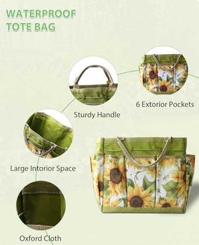 MOSFiATA 12Pcs Garden Tools Set, Heavy Duty Gardening Kit with Organizer Bag, for Digging, Weeding, Transplanting, Pruning Ideal Gardening Gifts - size: Garden Tools Set 12Pcs