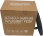 12 Pack Activated Charcoal Replacement Filters for Kitchen Compost Bin 6.5" Diameter 3/8" Thick. Trimmable to Fit