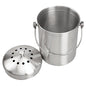 Interdesign 32650 Kitchen Compost Bin, 1.3 Gallon Capacity - color: Brushed Stainless