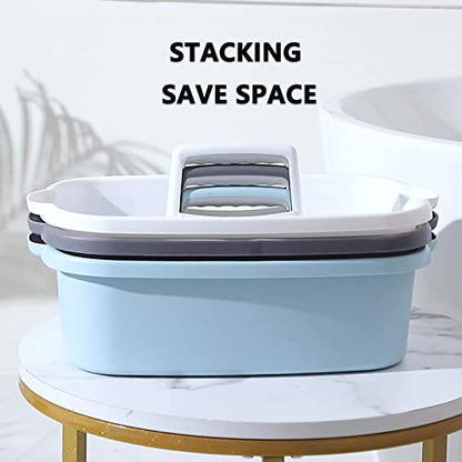 Large Cleaning Supplies Caddy Portable Shower Caddy Basket White 2 Pack - color: White, size: Large, 2pcs