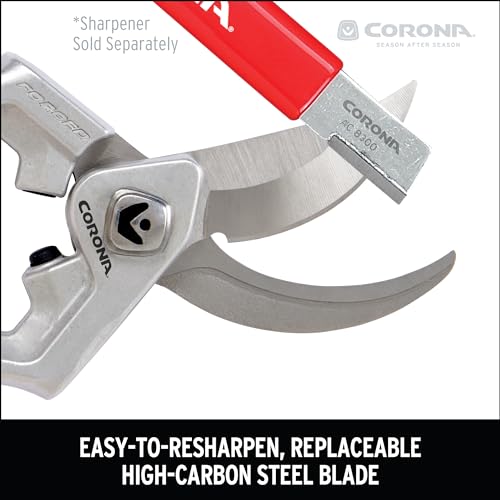 Corona Tools XSeries Pro Bypass Pruner – 1-inch Cut Capacity Heavy-Duty Garden Pruning Shears for Tree, Shrub & Branch Trimming, Professional Landscaping Hand Pruner - size: Pruner