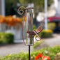 Dragonfly Rain Gauge Outdoor with 7 Inch Glass Tube - color: Dragonfly