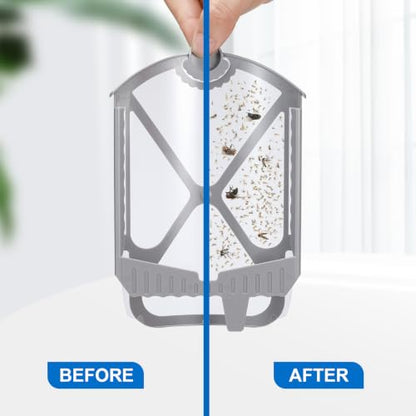 Flying Insect Trap & 5 Cartridges - Compatible with Refills