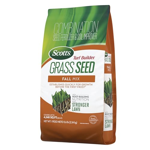 Scotts Turf Builder Grass Seed Fall Mix, 5.6 lbs. - size: 5.6 lb