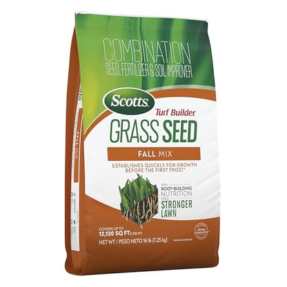 Scotts Turf Builder Grass Seed Fall Mix, 16 lbs. - size: 16 lb