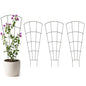 Thealyn 56" Tall Metal Plant Trellis, Climbing Plant Support, 4 Pack, Green - color: Green, size: 56 inch