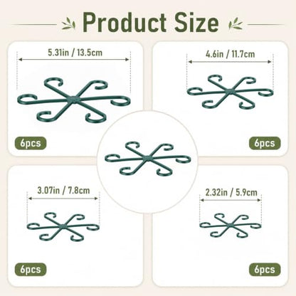 2 Pcs 28" Moss Poles for Climbing Plants, Monstera Support Stakes