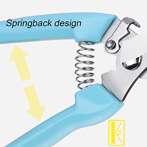 Curve Gardening Scissor with Sharp Stainless Steel Blade Garden Shears for Cutting Flowers Trimming Plants of Yard Florist Flower Rose Herb Hedge Bonsai and Fruits Picking (Green Handle) - style: Green Handle