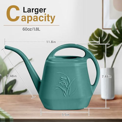 Mini Plastic Watering Can - 1 Pack - color: Green