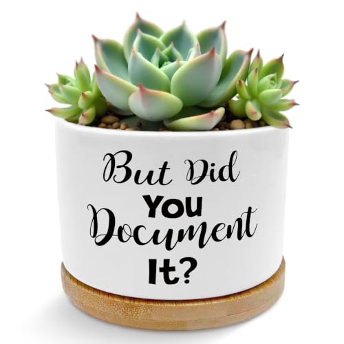 But Did You Document It Funny Plant Pots Succulent Planters - color: Style C