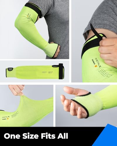 toolant Ultra-Comfort Cut Resistant Sleeves for Gardening & Welding