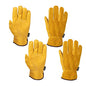 2 Pairs Heavy Duty Thorn Proof Gardening Gloves For Men & Women - size: Large (Pack of 2)