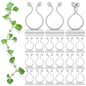 DIMROM 100 Pcs Climbing Plant Wall Clips, Flexible, Self-Adhesive (White)