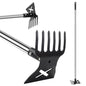 Garden Hoe and Cultivator, 56" Long Handle Weed Puller Tool