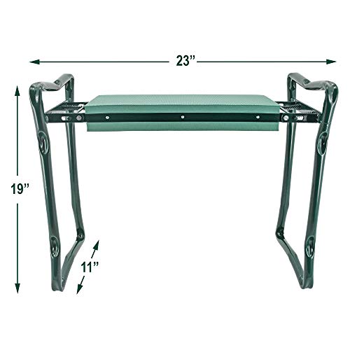 Garden Kneeler and Seat, Foldable Weeding Seat