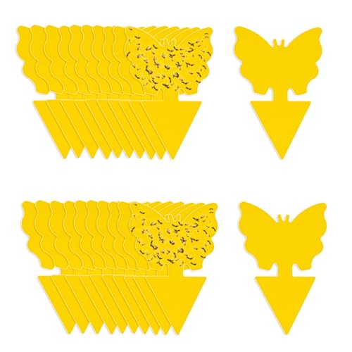 Fruit Fly Traps for Indoors -20 PCS Yellow Sticky Traps - color: Color E-20PCS