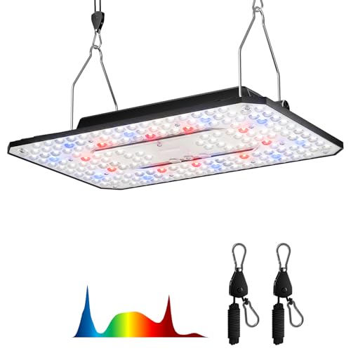 80W LED Grow Light Full Spectrum Growing Lamp for Indoor Plants - size: 11.8'' x 7.8''-UAP800