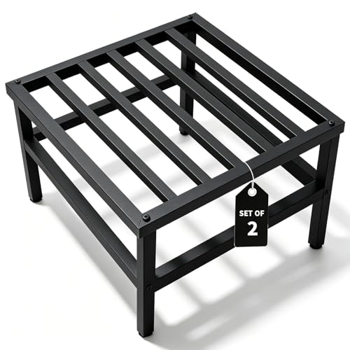 Plant Stand Outdoor Indoor, 2 Pack 16 Inch Large Heavy Duty Plant Stands - size: 16" 2 Pack