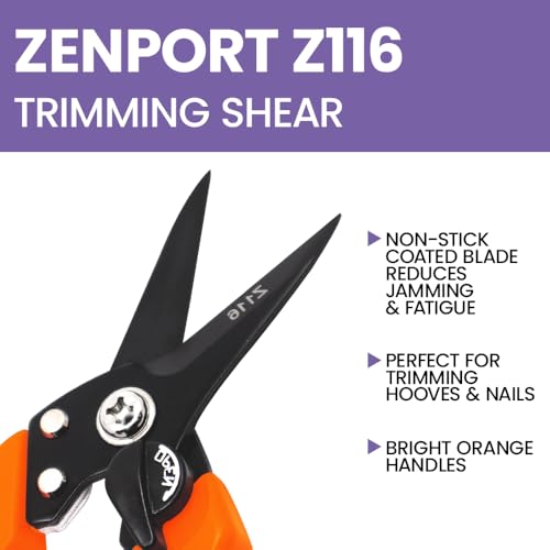 Hoof and Floral Trimming Shear with Twin-Blade, 7.5-Inch