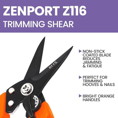 Hoof and Floral Trimming Shear with Twin-Blade, 7.5-Inch