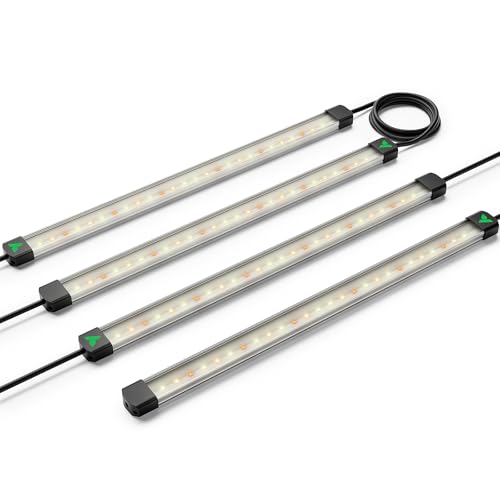VIVOSUN LumaRay LED Grow Light Bars 16”(4-Bar) Full Spectrum Side Lighting - size: 4 Pack