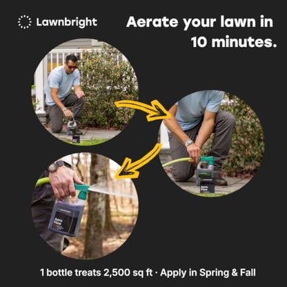 Aeroflow Liquid Lawn Aerator - Soil Loosener for Compacted Clay - 32 oz
