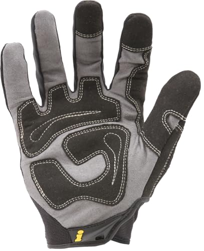 Ironclad General Utility Work Gloves GUG, All-Purpose, Performance Fit, Durable, Machine Washable (1 Pair) Black - size: Small (Pack of 1)