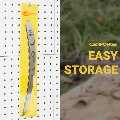 Japanese Teeth Wood Pruning Reciprocating Saw Blades, 15 Inch, 6 TPI, Arc Edge Wood Pruning Saw Blades for Tree Trimming, for Sawzall Blades for Trees (5 Blades)