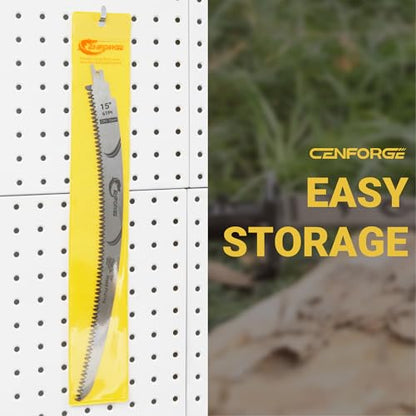 Japanese Teeth Wood Pruning Reciprocating Saw Blades, 15 Inch, 6 TPI, Arc Edge Wood Pruning Saw Blades for Tree Trimming, for Sawzall Blades for Trees (5 Blades)