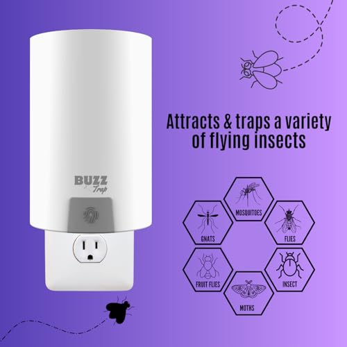 Indoor Flying Insect Trap, Plug-in Bug Light, 2 Devices + 13 Refills - style: 2 Device + 13 REFILLS
