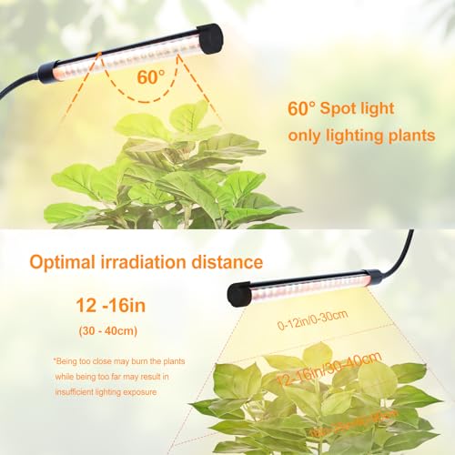 4Head Tabletop Grow Light for Bonsai, Cactus, Succulents - size: 4Head Tabletop(36W)