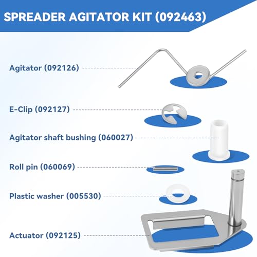 Fertilizer Spreader Repair Kit for Lesco, Includes N2320 & 092463