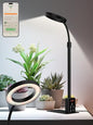 GLOWRIUM Smart Grow Lights for Indoor Plants, Full Spectrum LED Plant Light - color: Black
