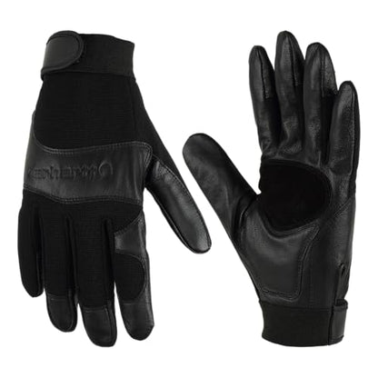 Carhartt Men's High Dexterity Reinforced Secure Cuff Glove - color: Black, size: Medium