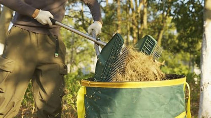YEELOR Leaf Grabber Rake, 36.6 Inches, 3.3 Pounds（Straight Grip）