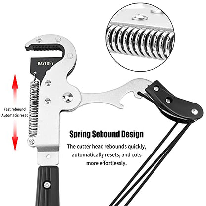 BAYTORY Extendable Tree Pruner Shears Head and Saw without Pole