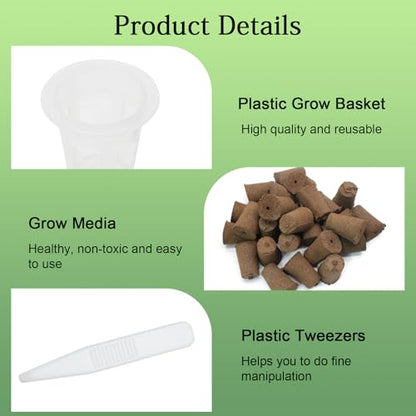 62 PCS Hydroponic Seed Growing System Kit
