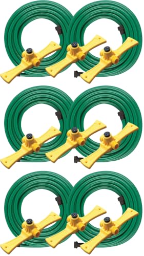 Orbit 58092N Port-A-Rain Hose Watering Sprinkler System, Green (Pack of 3) - size: 3-Pack Sprinkler System