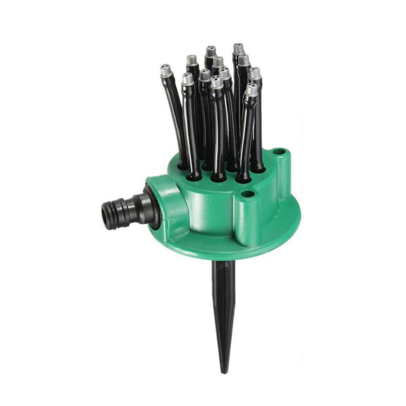 2pcs 360 Degree Garden Automatic Multi Sprinkler Garden Lawn Sprinklers Roof Cooling Sprinklers Watering Gardening Tools Housewarming Gift