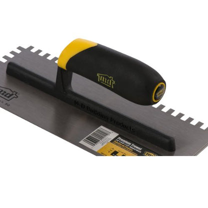 MD Building Premium Square Notch Trowel, 1/4in x 3/8in x 1/4in - size: 1/4 in x 3/8 in x 1/4 in
