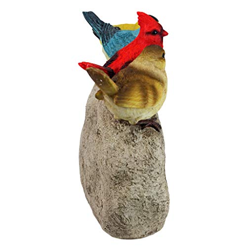 Birdy Welcome Garden Stone Statue: Large - size: Large