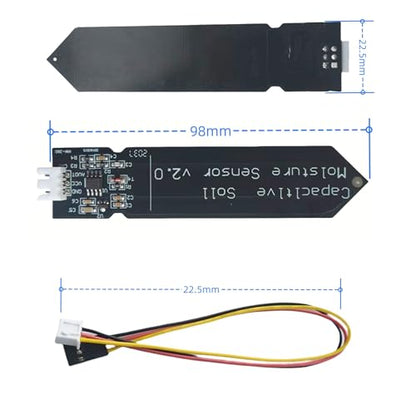 10Pcs 3.3V Capacitive Soil Moisture Sensor Module