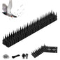 Bird Spikes, 5 Pack, 7 FT Total Coverage, Outdoor Bird Deterrent, Black - color: Black, size: 5 pack