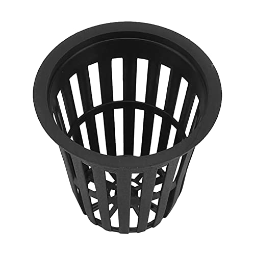 Joyzan Net Cup Pots, Hydroponic Plastic Slotted Cups Plant Nursery 2.16in