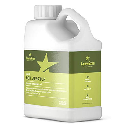 Liquid Lawn Aerator, Loosens and Conditions Compacted Soil, 1 Gal - size: 1 Gallon
