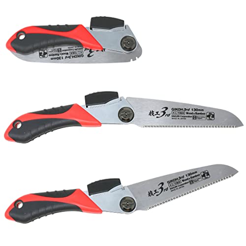 KAKURI Japanese Folding Bamboo Saw 5-1/8", Small Foldable Pocket Hand Saw - color: Japanese Folding Saw (Pruning)