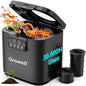 Growell Electric Composter for Kitchen, 4L Odorless Countertop Compost Bin - color: Black