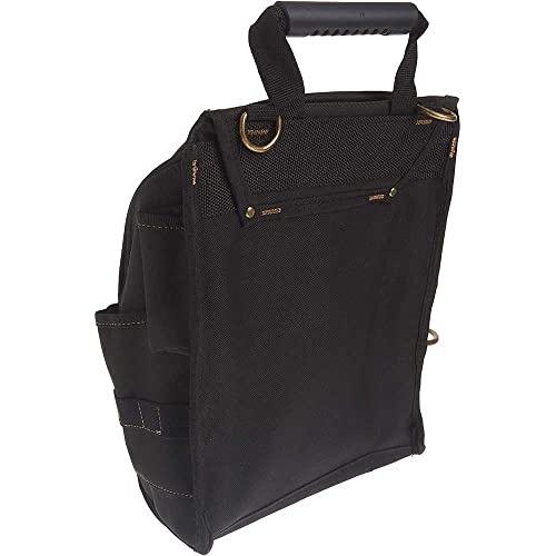 CLC Custom Leathercraft 1509 Zippered Professional Electricians Tool Pouch, 21 Pocket , Black