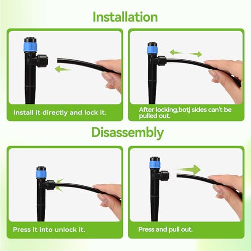 Vatony 20PCS Plant Self Watering Insert Spikes Device, Automatic Water Control System with Adjustable Drip Irrigation, Plastic, Special Feature: Automatic Watering (Blue) - color: Blue